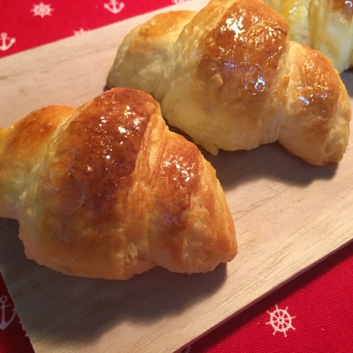 朝ごパンに！手作りクロワッサン